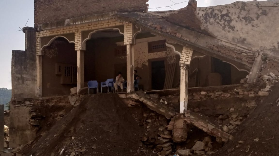 Rebuild a home for flood victims in Buner